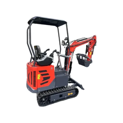 AGT-DM12X-PLUS – 1 Ton Upgraded Mini Excavator with Pilot Control, Swing Boom & Hydraulic Thumb