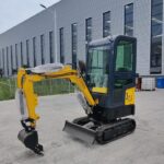 1.15 Ton TYPHON TERROR X Mini Excavator with Cabin | Gas-Powered Trench Digge, EPA-Certified Engine