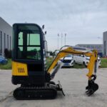 1.15 Ton TYPHON TERROR X Mini Excavator with Cabin | Gas-Powered Trench Digge, EPA-Certified Engine
