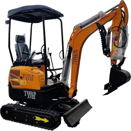 2 TON TYPHON TERROR XVIII – Mini Excavator with EPA-Certified Kubota Diesel Engine