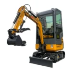 2024 AGT-QK18RXS-C – 1 Ton Mini Excavator with Enclosed Cab, A/C & Side Swing