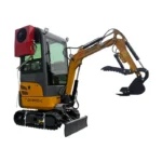 2024 AGT-QK18RXS-C – 1 Ton Mini Excavator with Enclosed Cab, A/C & Side Swing