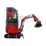 2024 Latest AGT Kubota Engine 1-ton Mini & Small Excavator, With Air Conditioning, Side Swing and Enclosed Cab For Sale | AGT-KH18k-CC