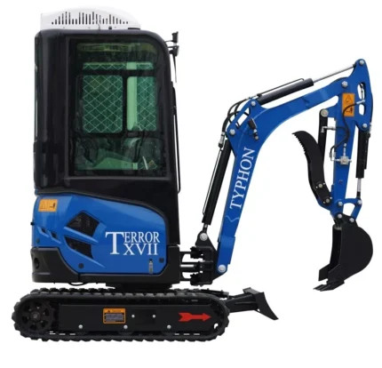 2025 TYPHON TERROR XVII Prestige – 2 Ton Mini Excavator with EPA-Certified Kubota D902 Engine