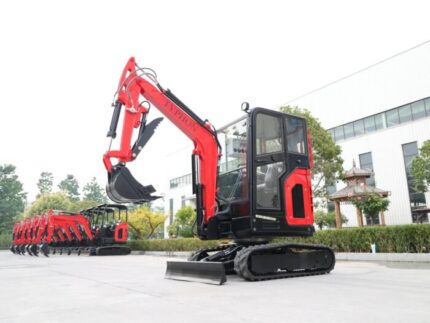 TYPHON TERROR X2 – 2.7 Ton Mini Excavator with Perkins 403J-11 EPA Diesel Engine | Full Cabin | Boom Swing